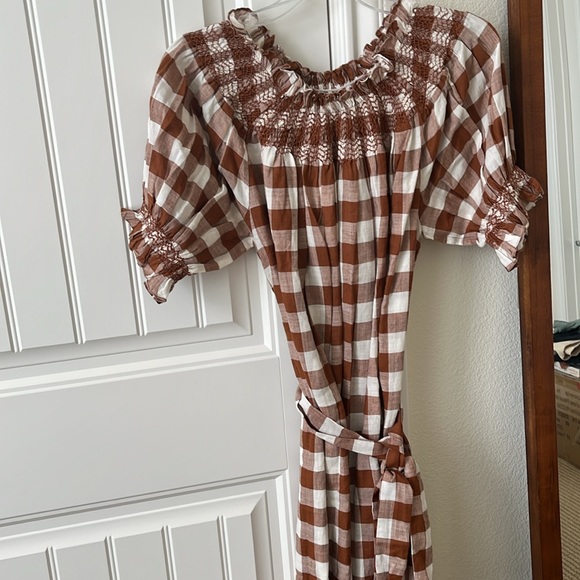 NWT Doen Rhone Dress szXS Nutmeg - Picture 4 of 4